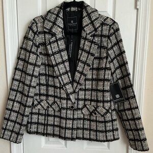 Bagatelle Women’s Tweed Sequined Jacket
